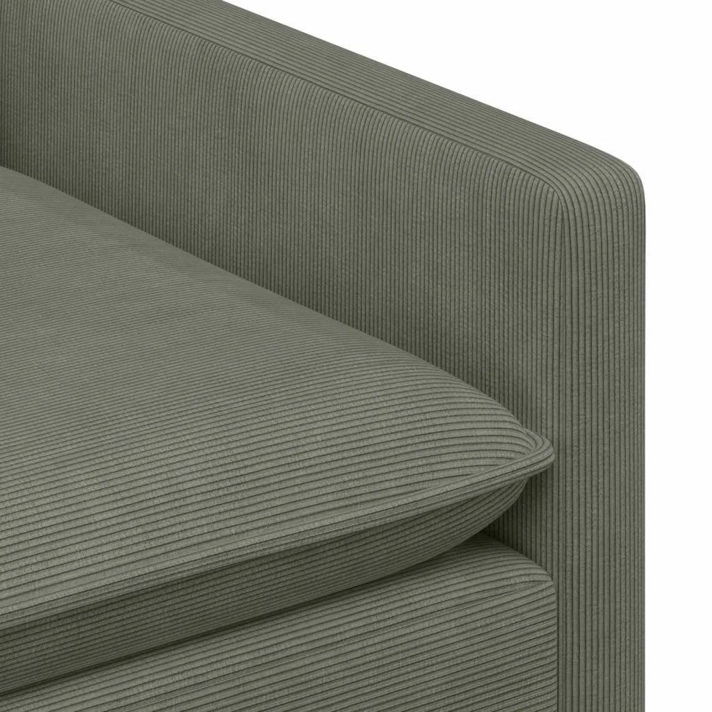 Set di divani 2 pcs Grigio Chiaro Tessuto 3417083