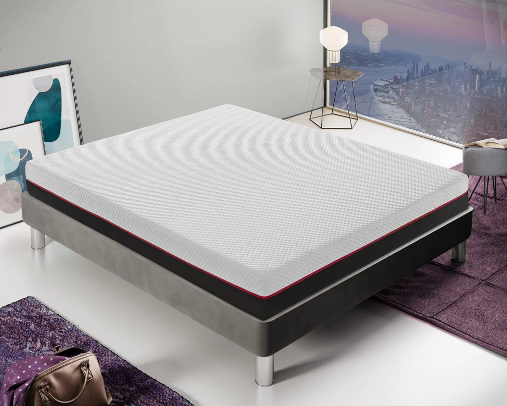 Materasso Piazza e Mezza 140x200 in Memory Foam Alto 20 cm  2 strati, sfoderabile