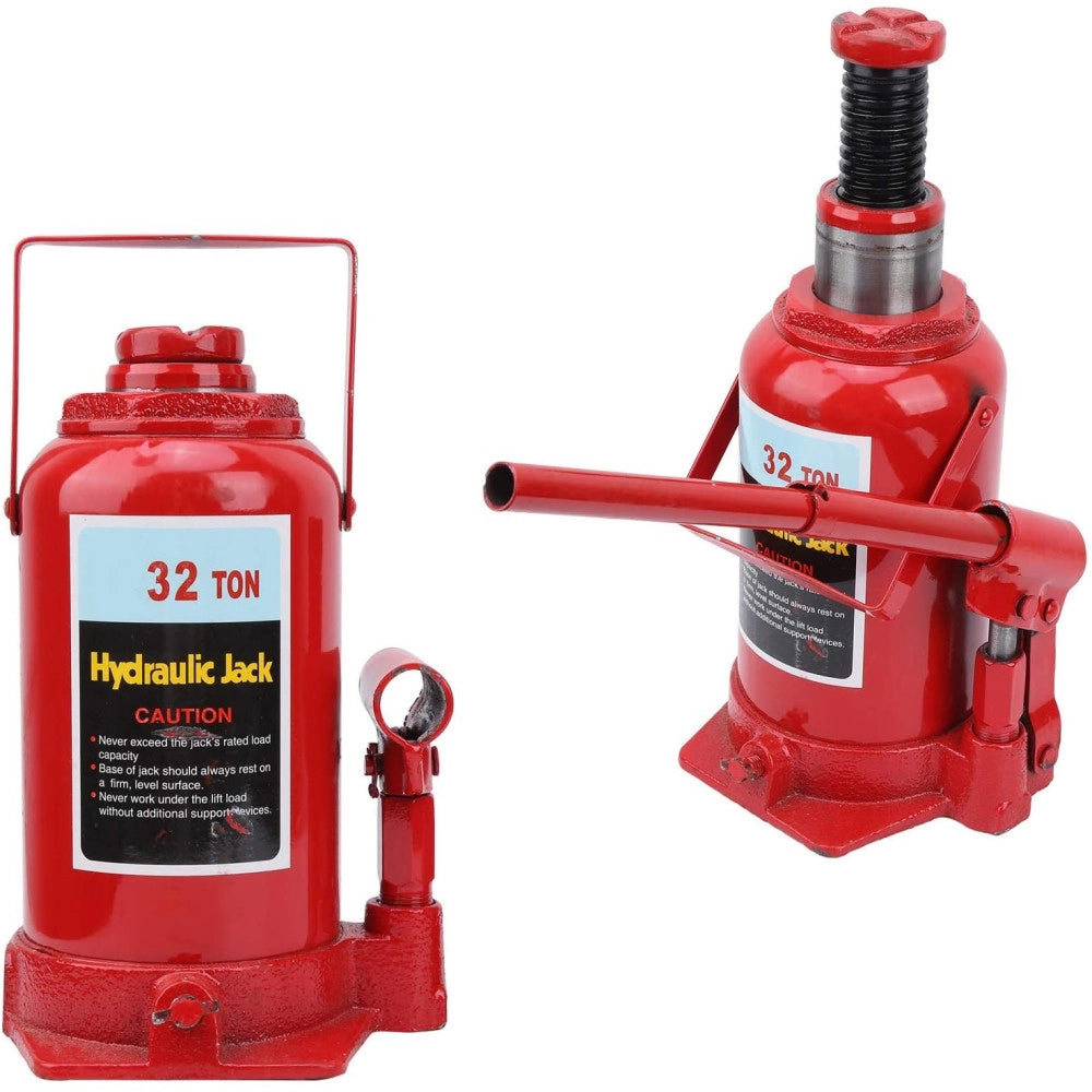 Trade Shop - Cric-sollevatore Crick Idraulico A Bottiglia 32 T Tonnellate Martinetto Manuale -