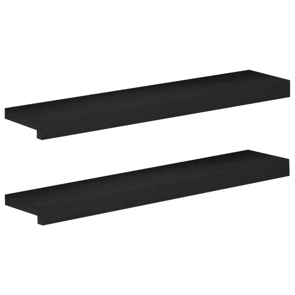 Soglie per finestre 2 pz Nero 70 x 15 x 2 cm 42048327