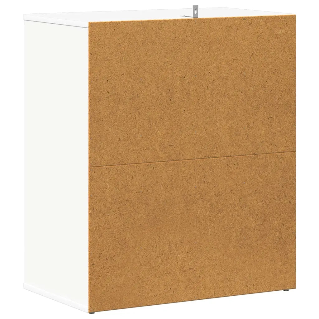 Scarpiera Bianca 60x35x70 cm in Legno Multistrato 808918