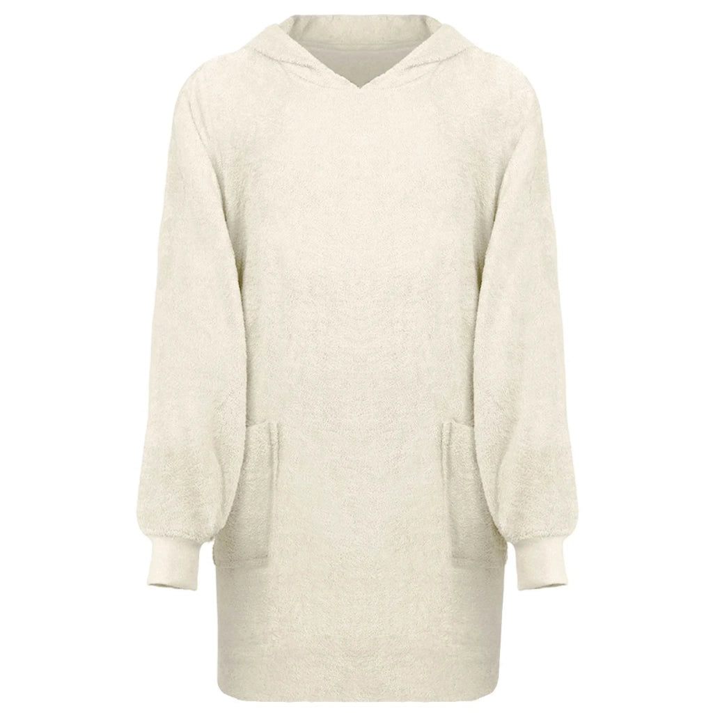 Felpa coperta KINN Crema L Cotone 4100883