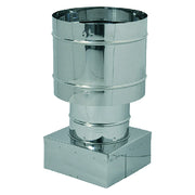 Fumaio a cappello 32 x 32 cm inox AISI 304