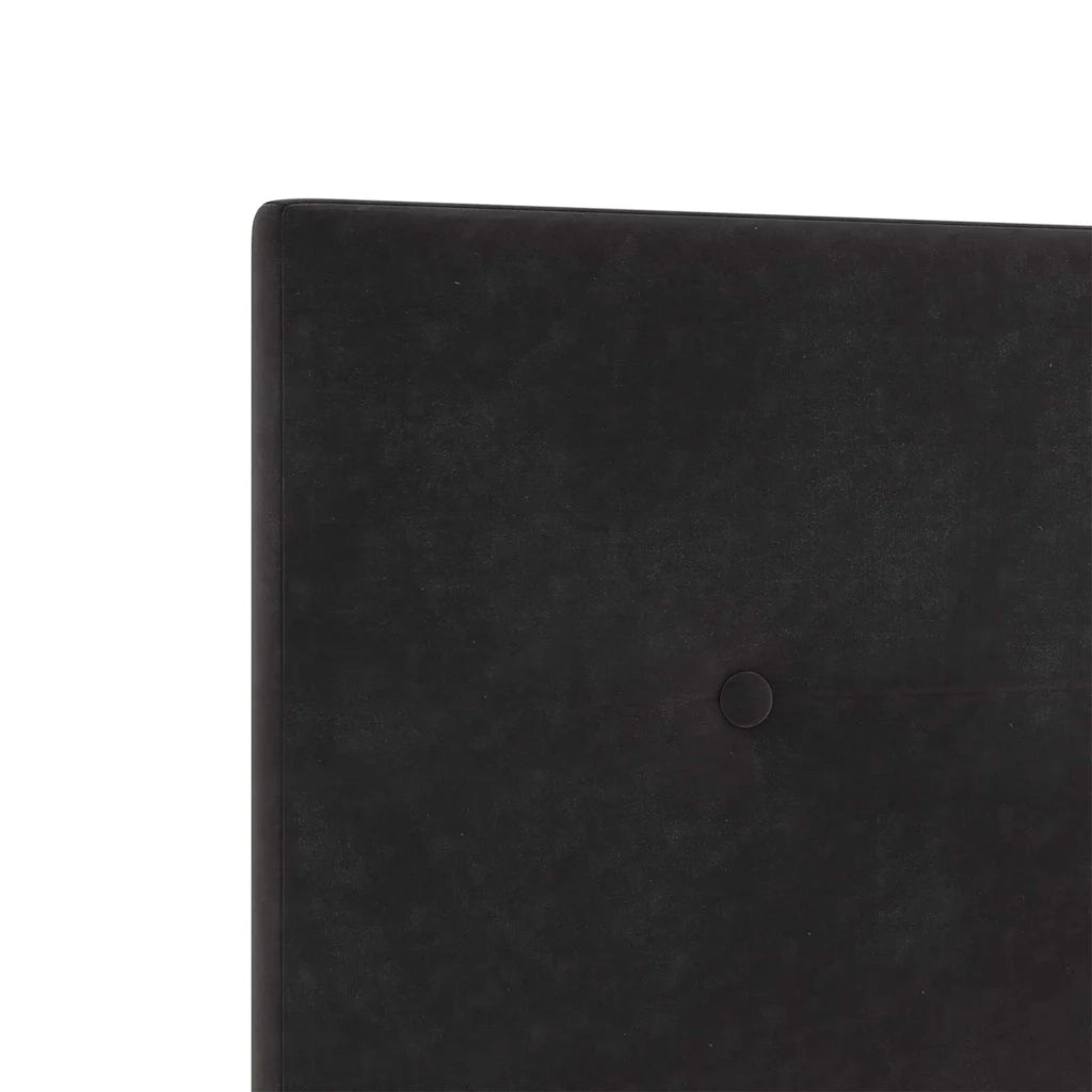 Testiera | Testata LED con strisce LED Nero 100 cm Velluto