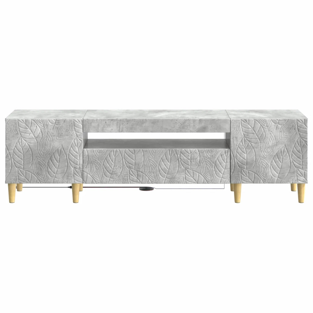 Mobile TV LED DELFT 153 x 35 x 43 cm Grigio Cemento 897128