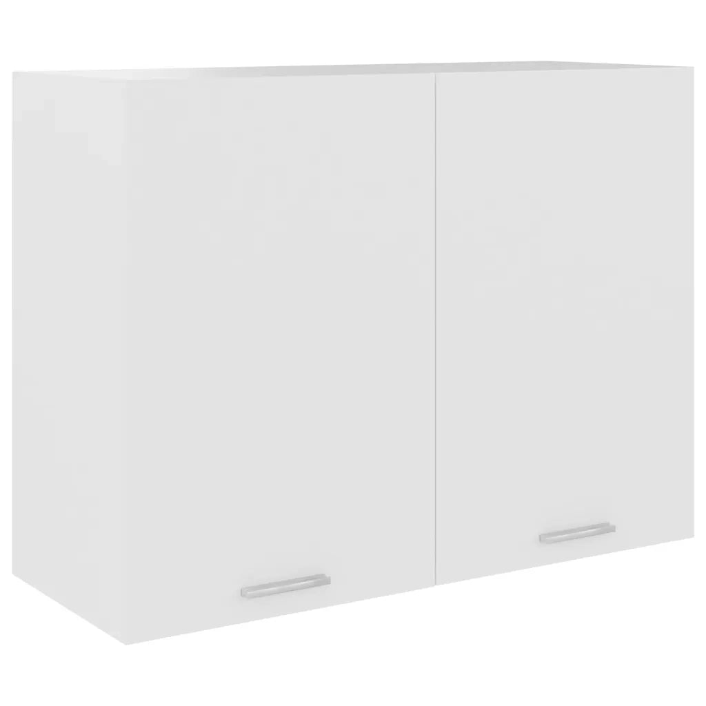 Mobile Pensile “Lyon” Bianco 80x31x60 cm in Legno Multistrato 801276