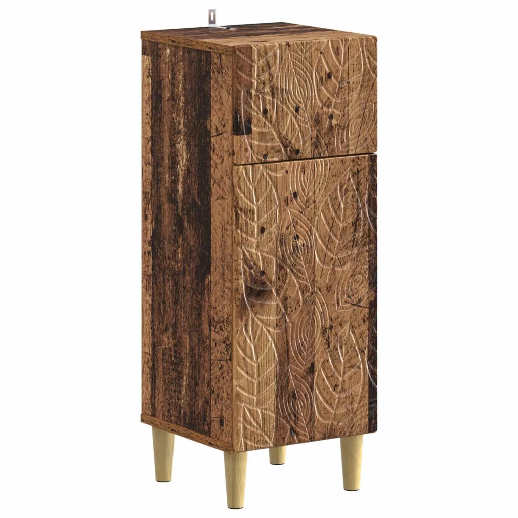 Set di Mobili da Bagno da 4 Pezzi DELFT Legno antico 3417952