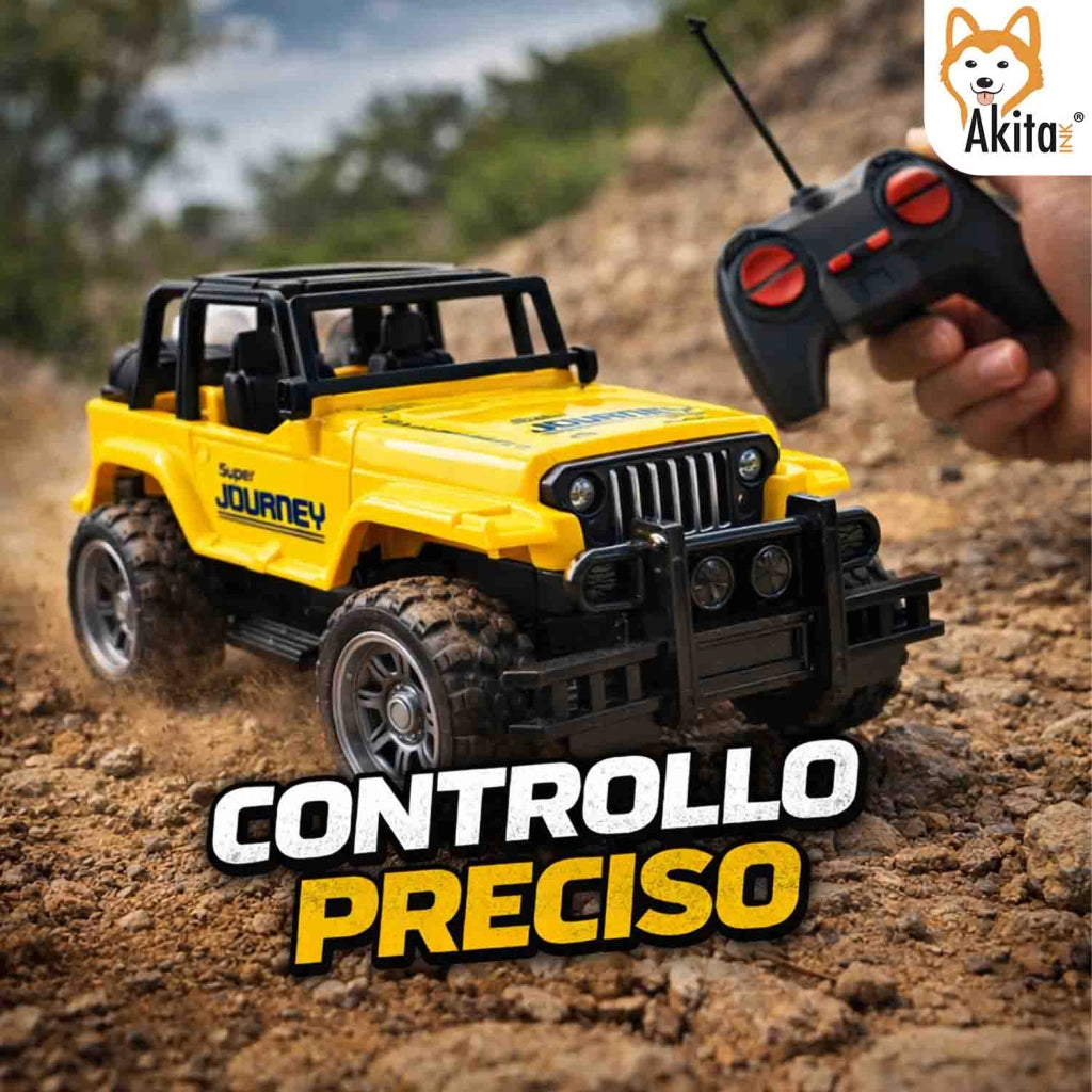 Akitaink Fuoristrada Radiocomandato Auto RC Avanti/Indietro 3+