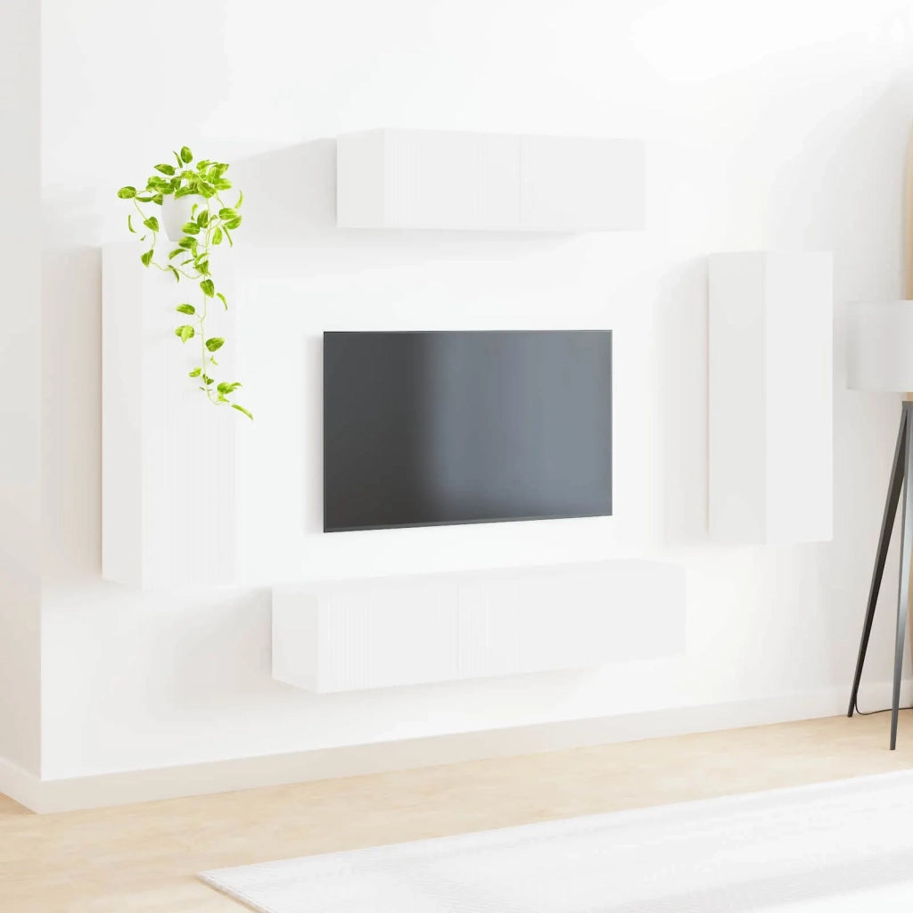 Mobile TV 5 pcs Bianco