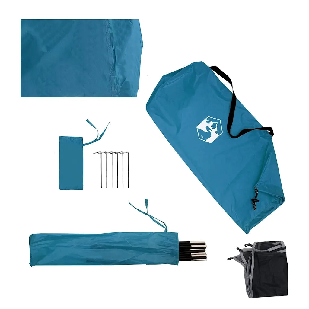 Frangivento da Campeggio Blu 490x123 cm Impermeabile CFW9633436