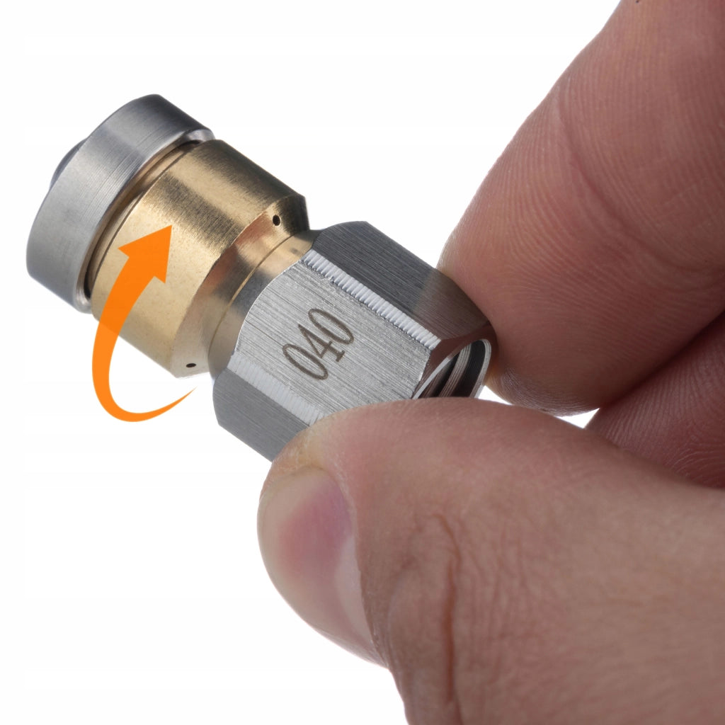 Tubo Alta Pressione 20m con Due Ugelli – Compatibile con Idropulitrice Kärcher K2-K7