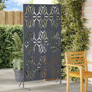 Schermo per Privacy 100 x 50 x 180 cm Acciaio Antracite 868586