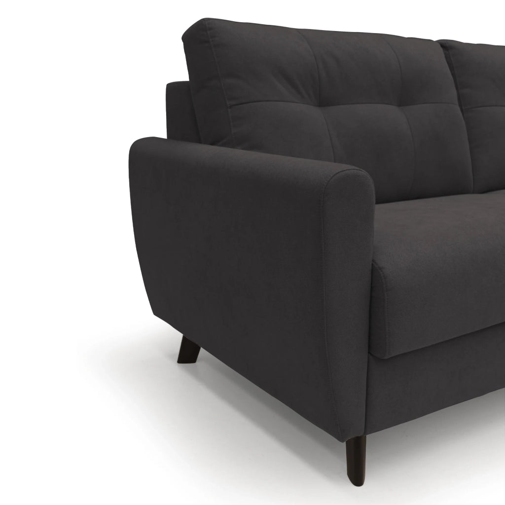 Callisto Divano letto matrimoniale 208 cm nero