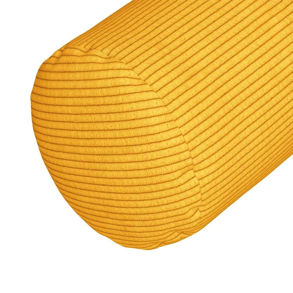 Cuscini a rullo 2 pcs Giallo Chiaro Ø 25 x 70 cm 42014352