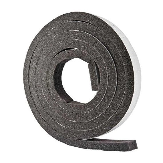 Guarnizione adesiva isolante per porta garage 17mmx17mmx6,5m