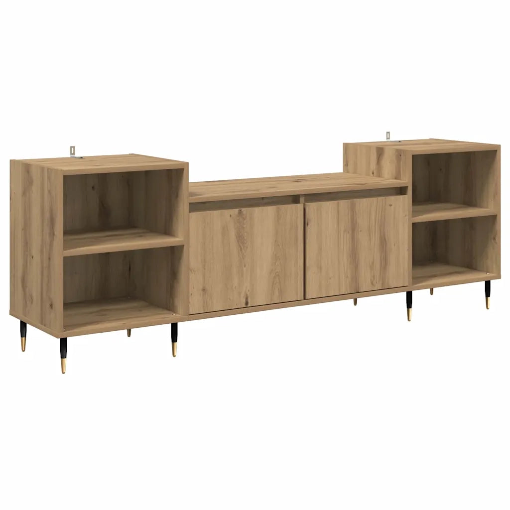 Mobile TV | Armadietto TV | Mobile Porta TV Rovere artigianale 160 x 35 x 55 cm Legno multistrato