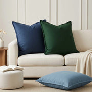 Cuscino con cuscino HOUTEN 2 pz Blu Lino 936561