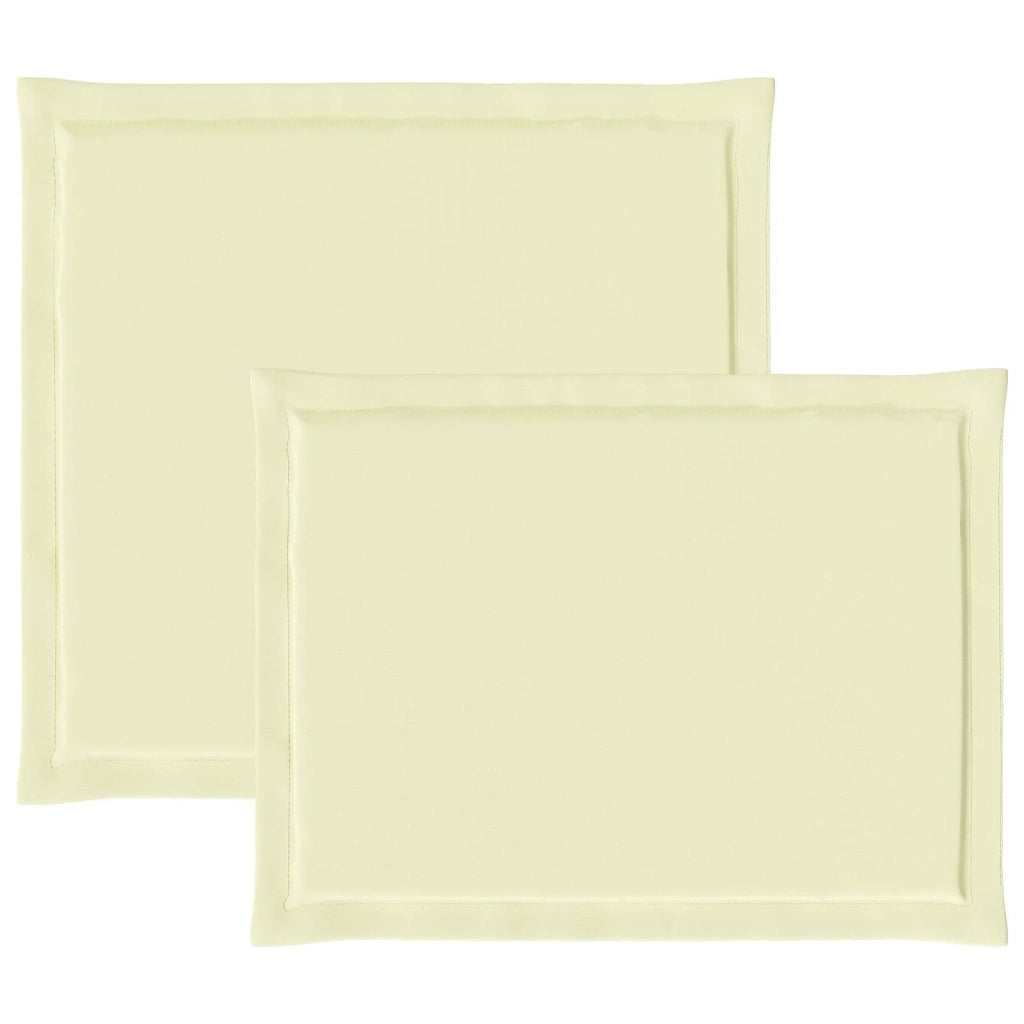 Cuscini per Seduta e Schienale 2 pz | Cuscini per sedie Crema 47 x 45 x 2 cm