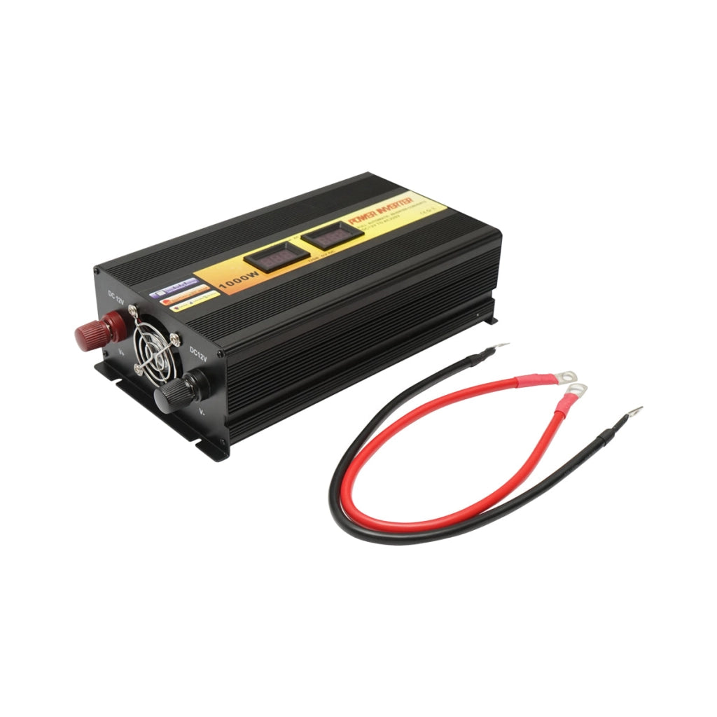 Inverter 12V-220V 1000W LCD con USB