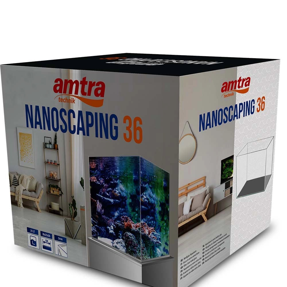 Amtra Nanoscaping cm36x23x26 - Vasca Extra Chiaro