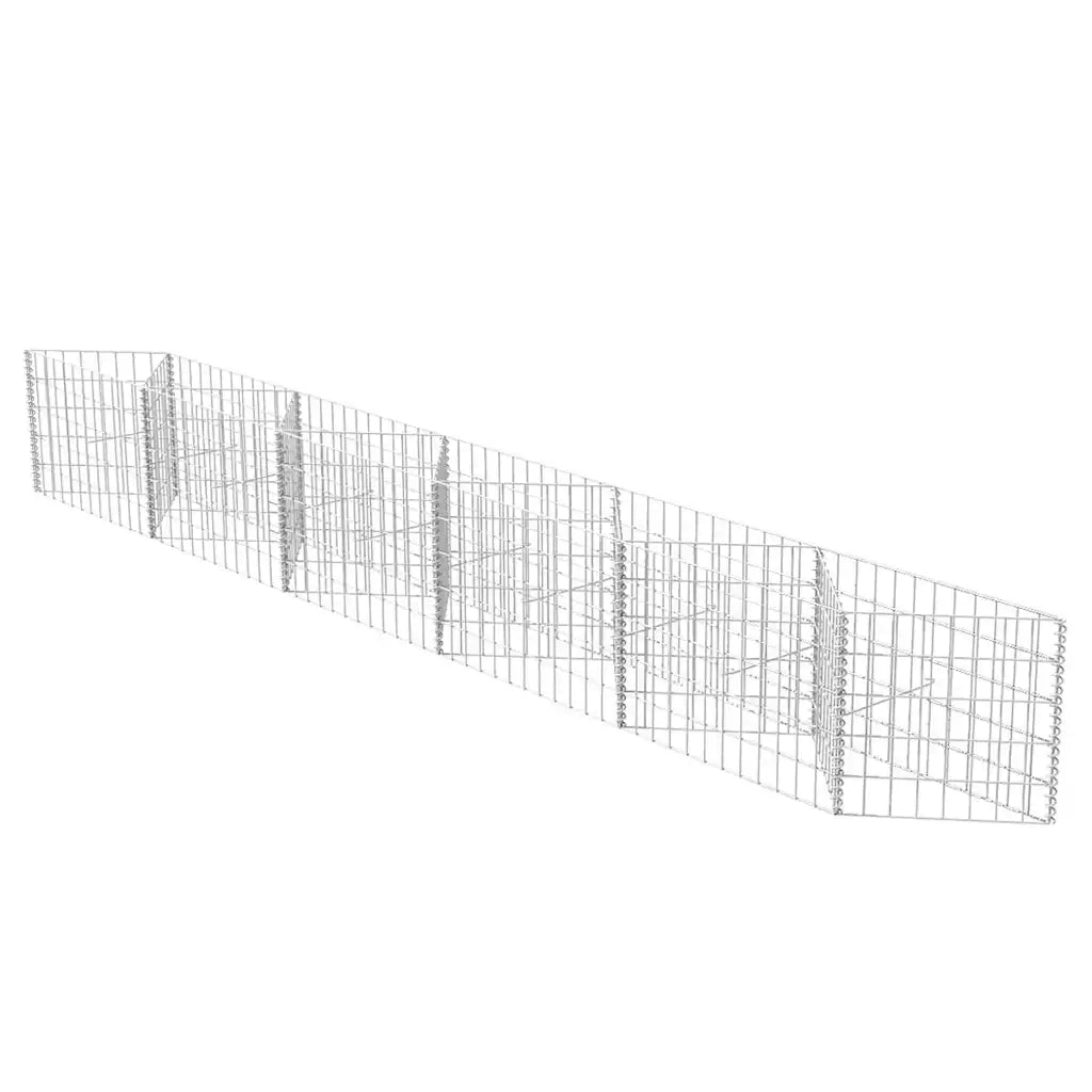 Gabbione in Rete in Acciaio Zincato 300x30x50 cm 142538
