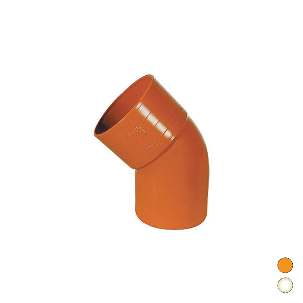CURVA 45  ° IN PVC- Diam. 160- ESCLU- pezzi 1