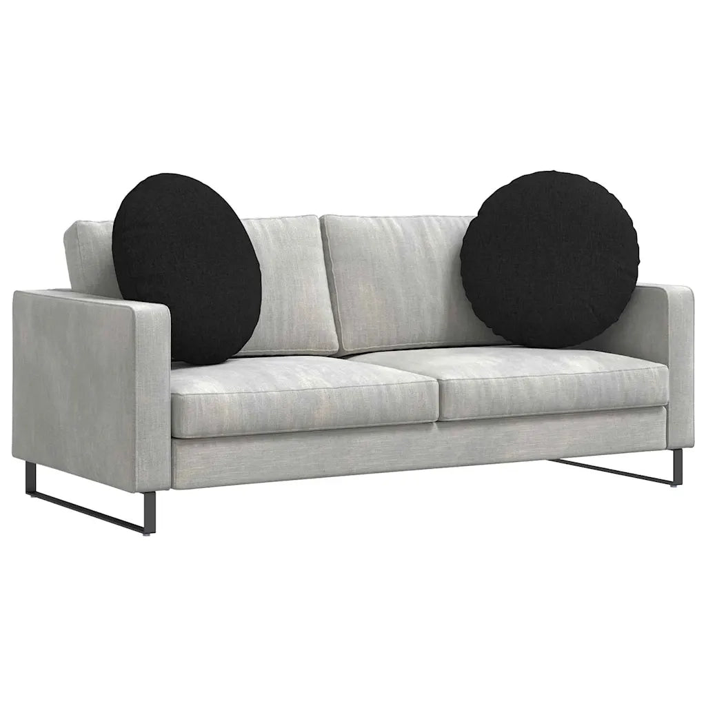Cuscini per Seduta 2 pz | Cuscini per sedie Nero ?80 x 29 cm Tessuto