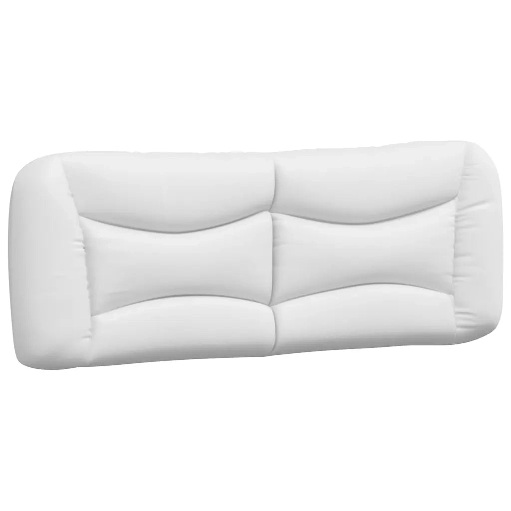 Letto matrimoniale | Letto per adulti | Giroletto senza Materasso Hvar Bianco 120x200 cm in Similpelle