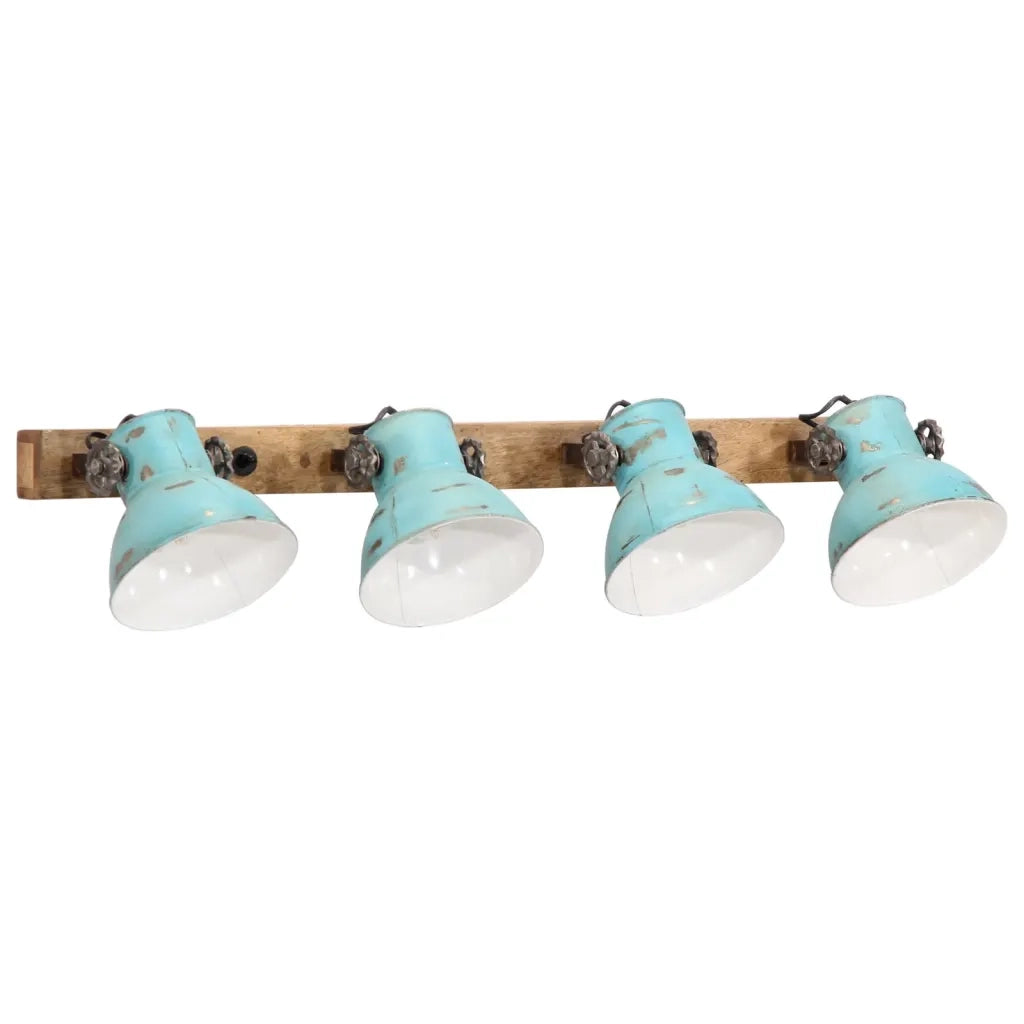 Lampada a Parete 25 W Blu Anticato 90x25 cm E27 371819
