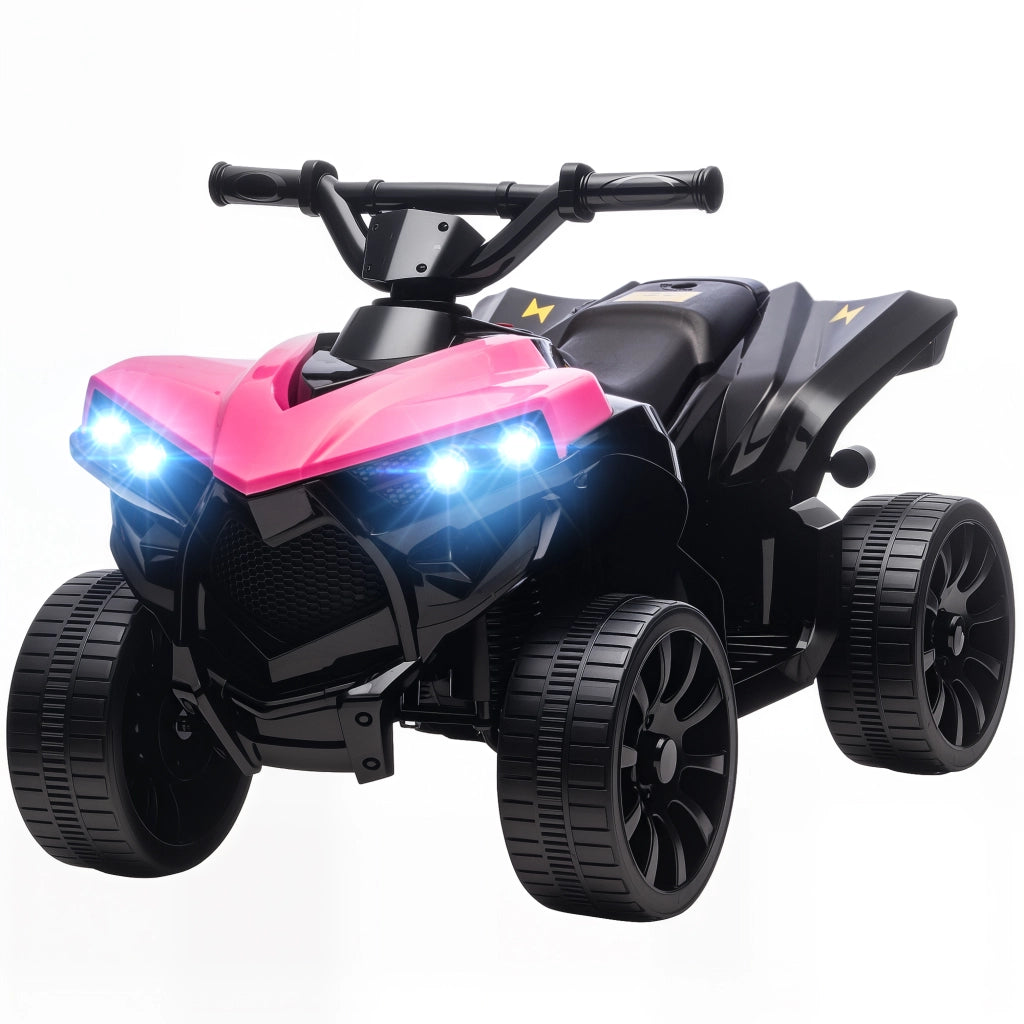 Quad elettrico per bambini 6V con LED e musica ¨C Minimal ¨C rosa