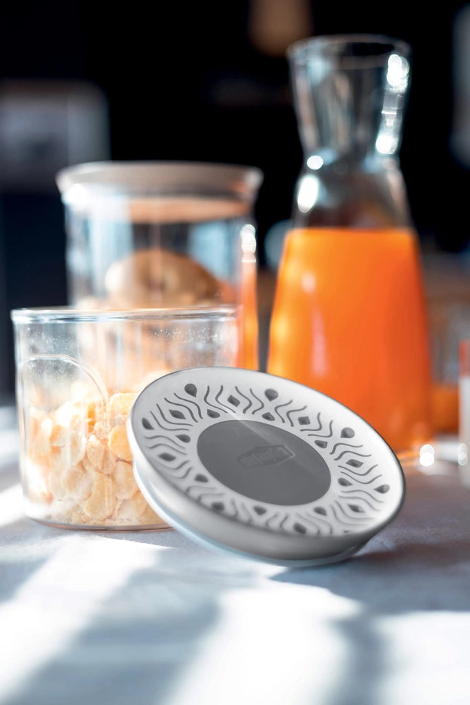 BARATTOLO TONDO 'TOSCA' grigio/bianco  - STEFANPLAST