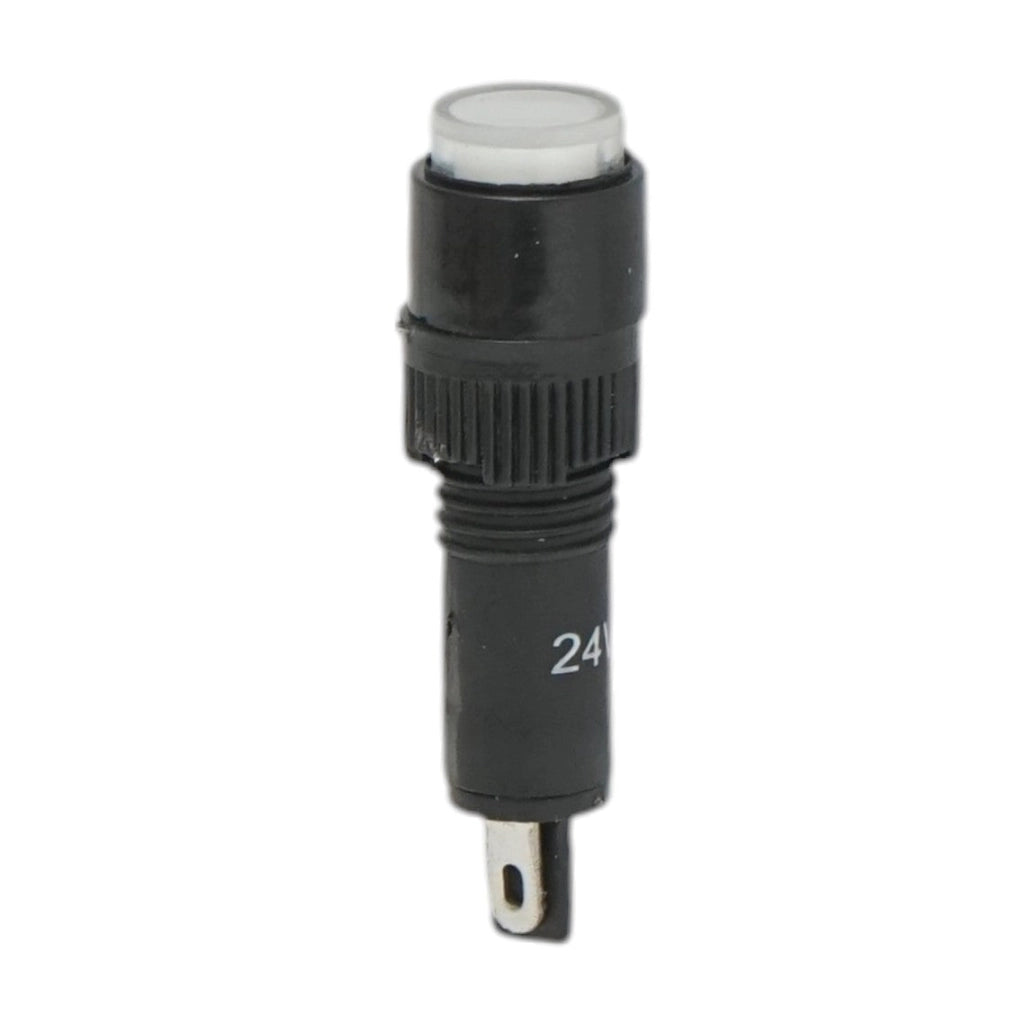 Indicatore di segnale industriale LED bianco 24V Ø 8mm Breckner Germany