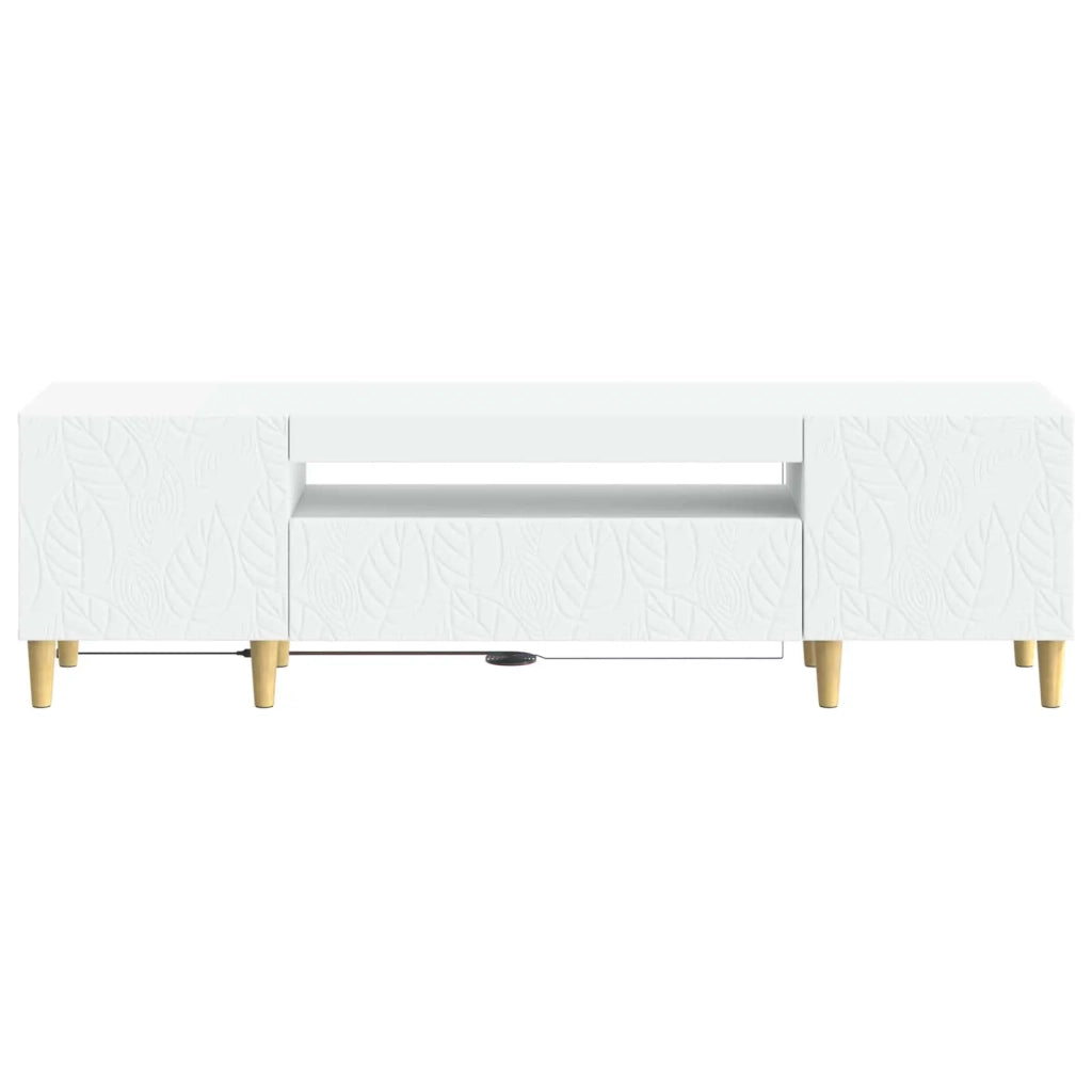 Mobile TV LED DELFT 153 x 35 x 43 cm Bianco 897125