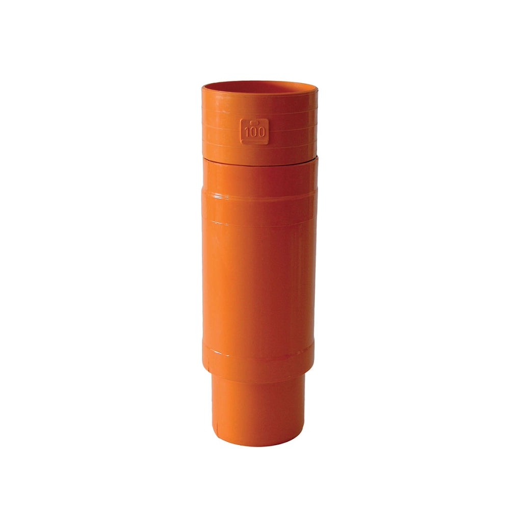 GIUNTO DI RIPARAZIONE 2 PEZZI PVC ARANCIO- Diam. 63- ESCLU- pezzi 1