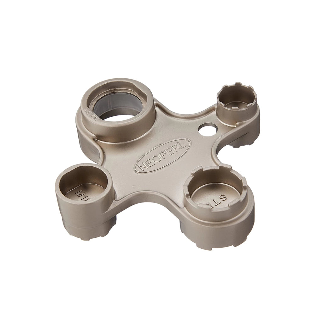 CHIAVE UNIVERSALE NICHELATA PER MONTAGGIO AERATORI- NEOPE- pezzi 1