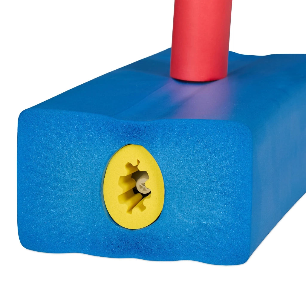 Set di 2 saltarello pogo in schiuma per bambini all'aperto con presa ottimale e blocco antiscivolo in schiuma blu 13_0016525