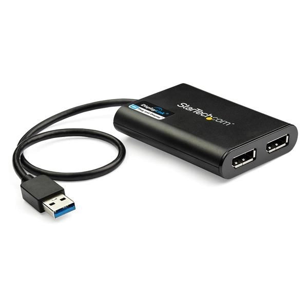 Startech.com adattatore usb a due displayport - 4k 60 hz - usb 3.0 (5 gbps) - USB32DP24K60