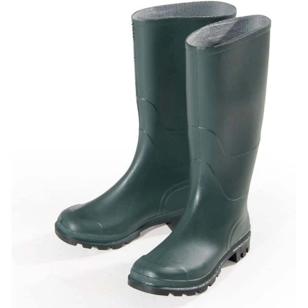 Stivali al Ginocchio in PVC Verde con Suola Carrarmato Numero: 36