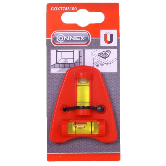 Livella a Bolle Incrociate Mini Piccola Magnetica Auto Camper Masidef