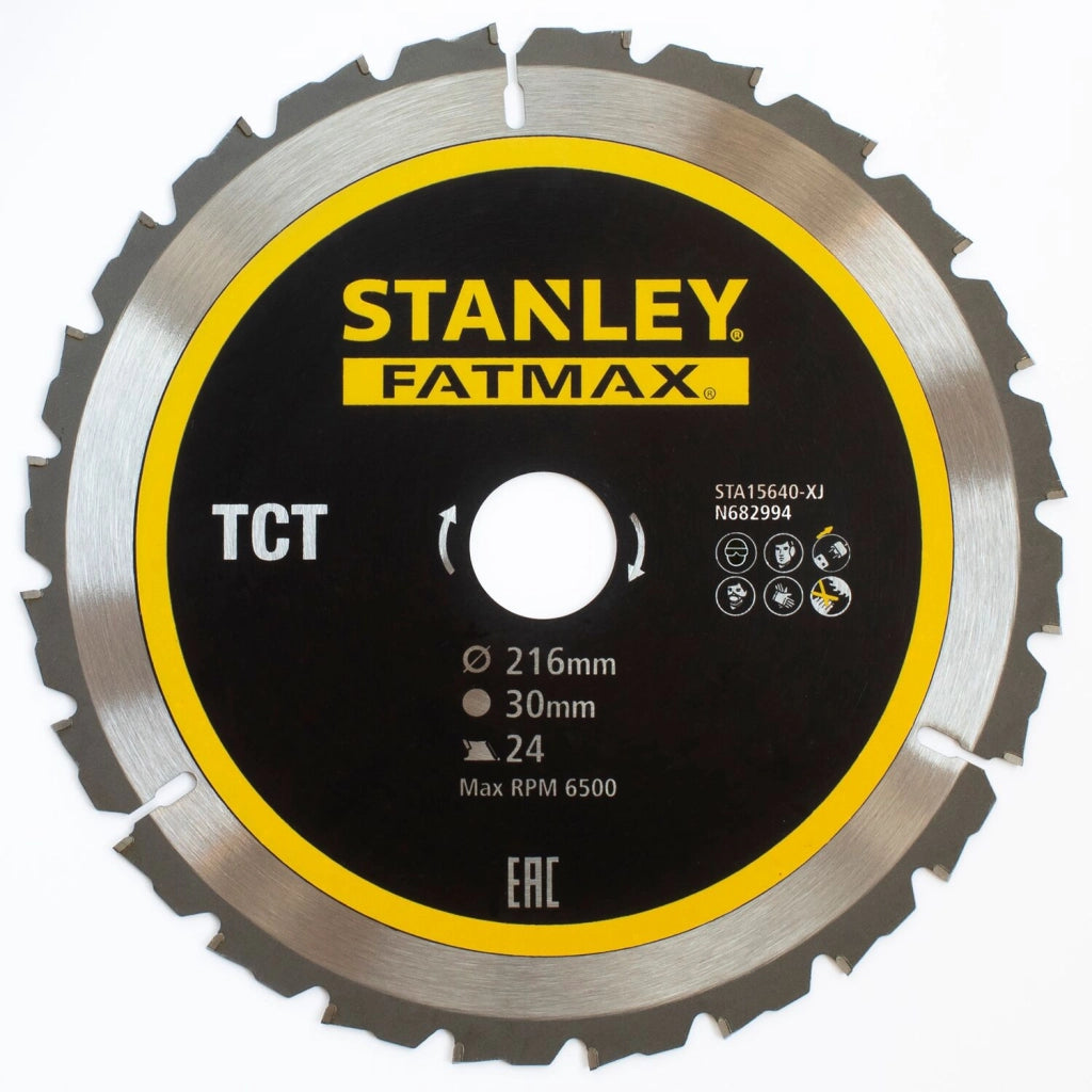 Lama per Sega Circolare Stanley STA15640-XJ TCT Ø254 x 30 mm 40 Denti per Legno