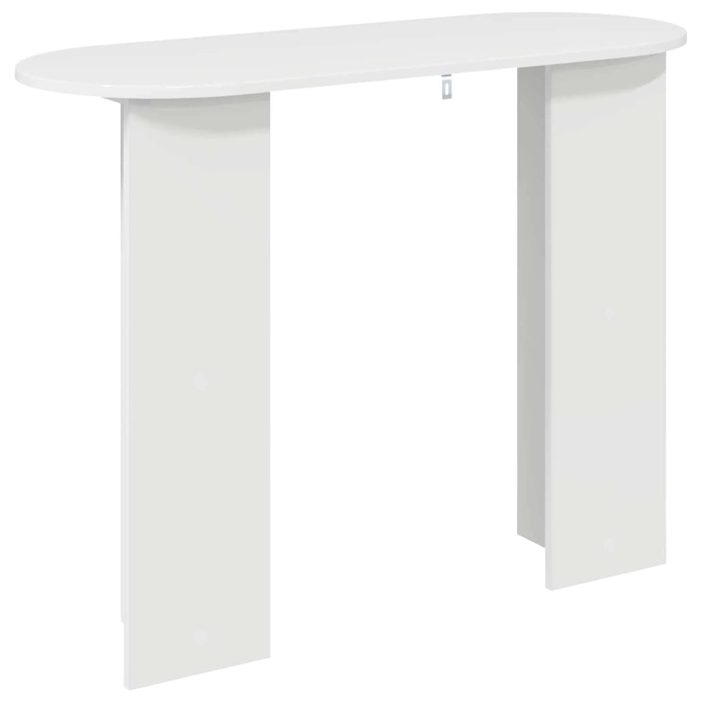 Tavolo Consolle | Tavolo d'Ingresso Bianco Lucido 100 x 39,5 x 75 cm