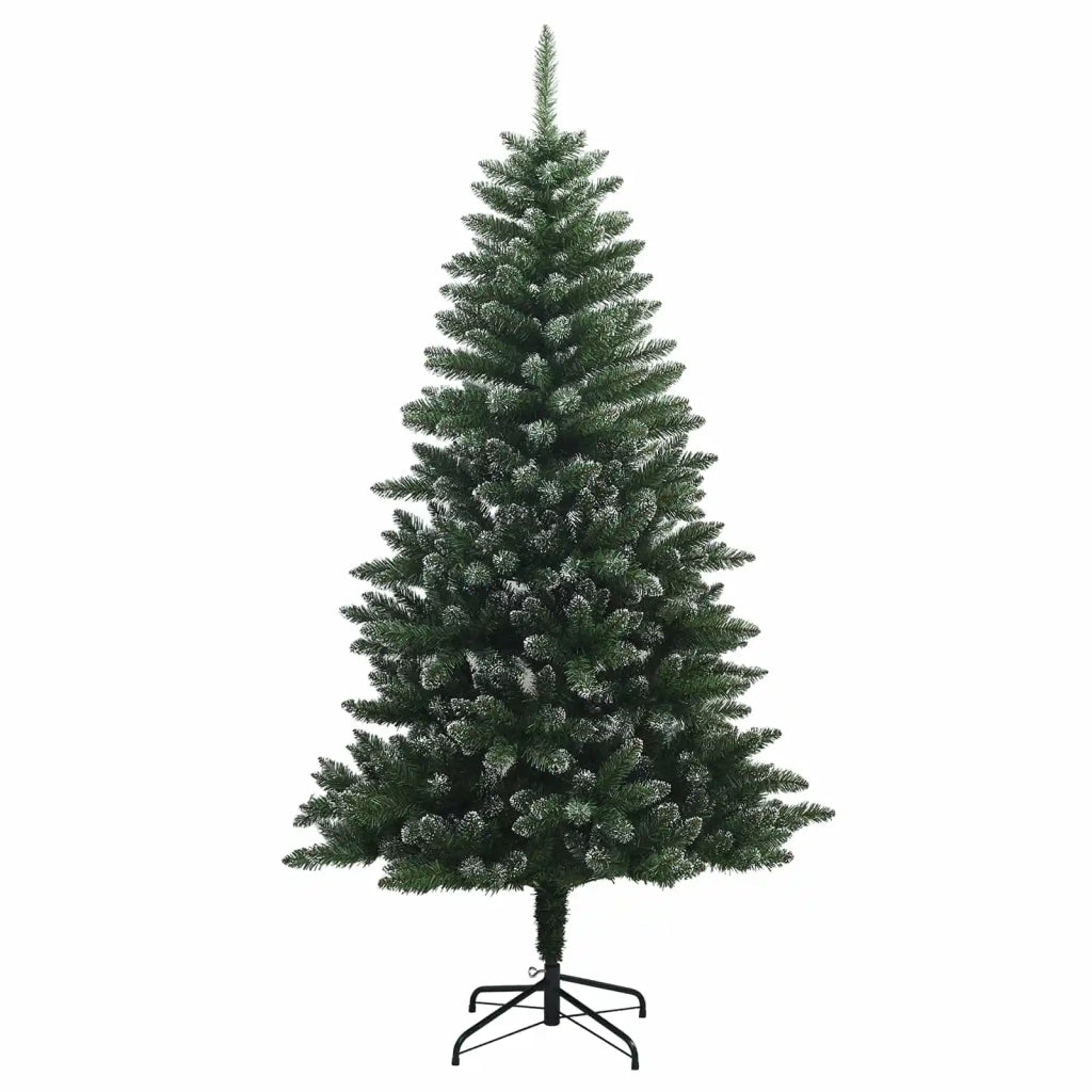 Albero di Natale Artificiale con Rami Pieghevoli 120 cm 150 LED 3465519