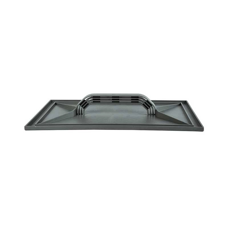 Frattone in plastica rinforzata nero : Dimensione - 18X27