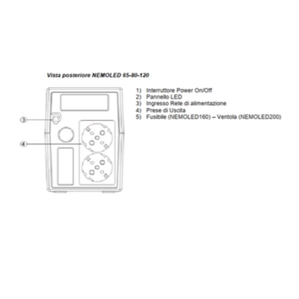 Nemo  800va  360w - EL-NEMOLED80
