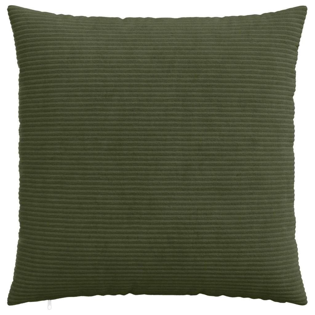 Federa 2 pz HEERLEN Verde 60 x 60 cm corduroy 912629