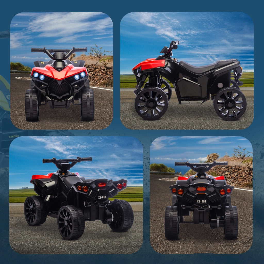 Quad Elettrico per Bambini 6V ¨C Xylo ¨C Rosso con LED e Musica