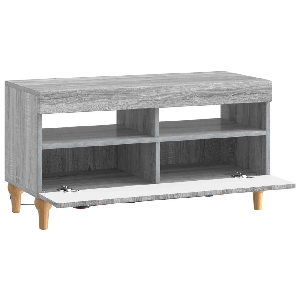 Mobile TV LED ALKMAAR 81 x 35 x 43 cm Sonoma grigio 896341