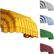 Tenda Sole Cappottina 4 Raggi, Telo PVC Avorio, Larghezza 1,50 x Sporgenza 1,20, UV-Resistente, Impermeabile - Giardino, Balcone