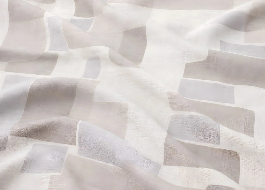 Sacco Copripiumino In 100% Cotone Made Italy Disegno Brick - Piazza E Mezza - Beige