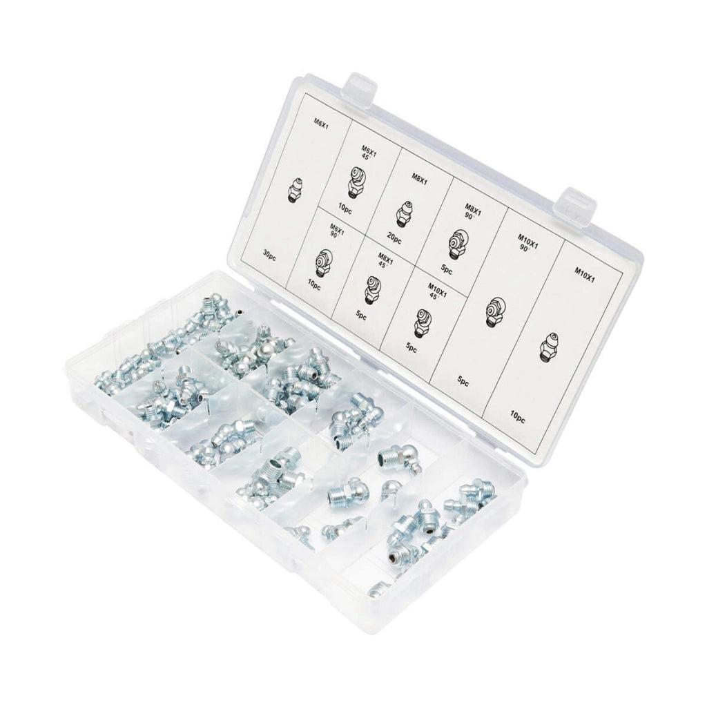 Set di 100 ingrassatori metrici.